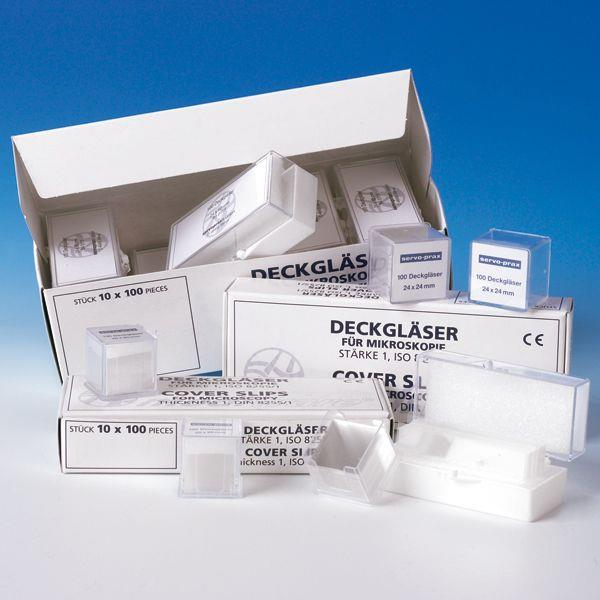 servoprax GmbH Deckgläser ungeeicht 18x18mm AP 2000 Stärke I