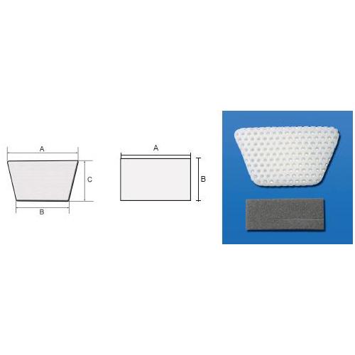 Externe Nasenschiene, Thermoplastik AP 10 zuschneidbar, 100x75mm, 1,6mm