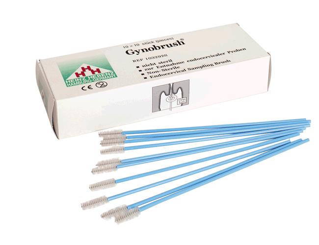 HERENZ HEINZ Gynobrush Gynäkol. Abstrichbürsten 20 cm / 100 Stück