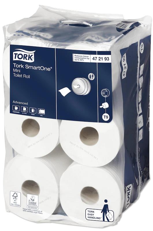 SCA HYGIENE PRODUCTS GMBH Tork SmartOne® Mini Toilettenpapier PK 12x620 Blatt 2-lg.