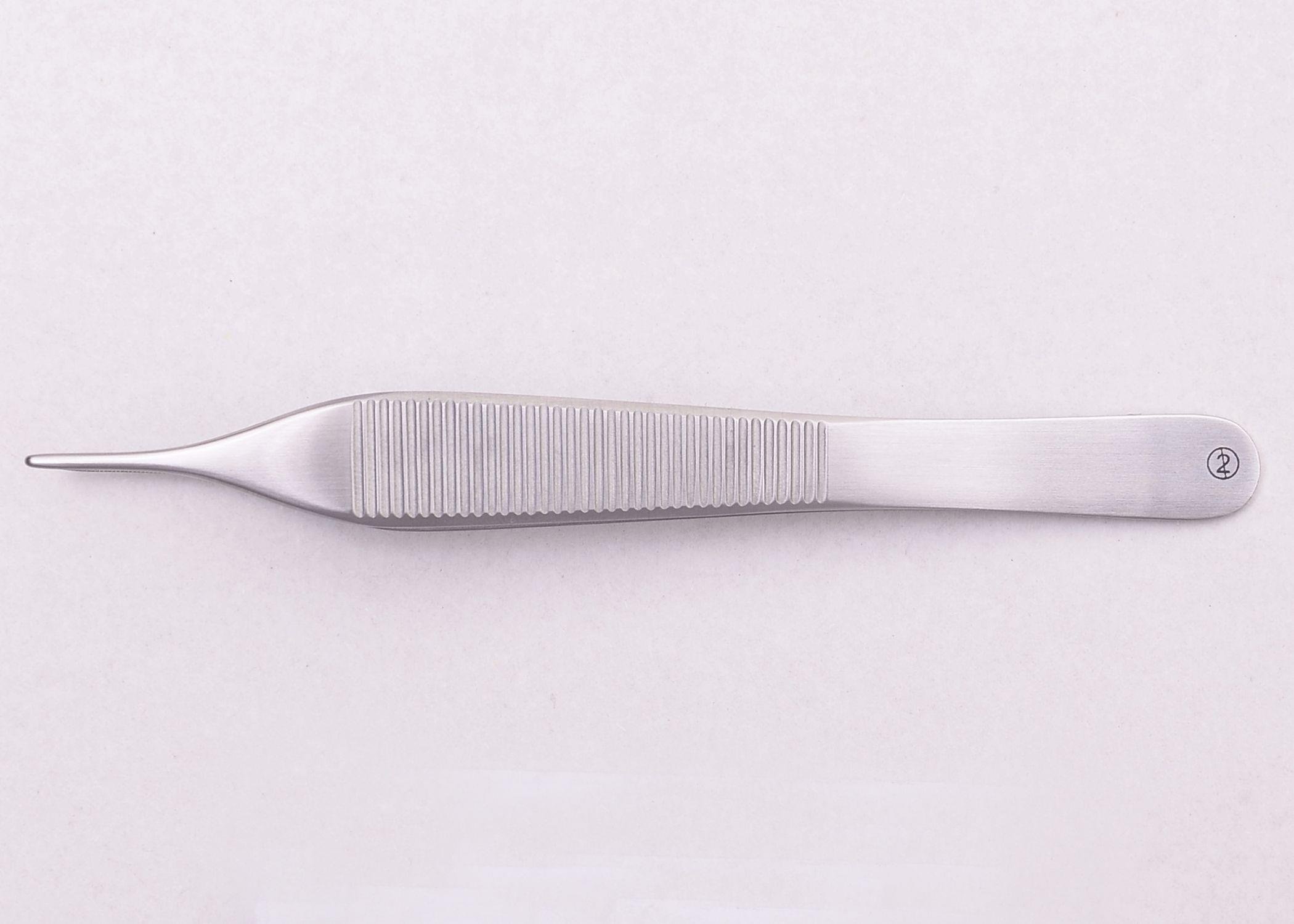 VEHU-MEDICAL Anatomische Pinzette gerade AP 10 12,0cm Adson zum Einmalgebrauch
