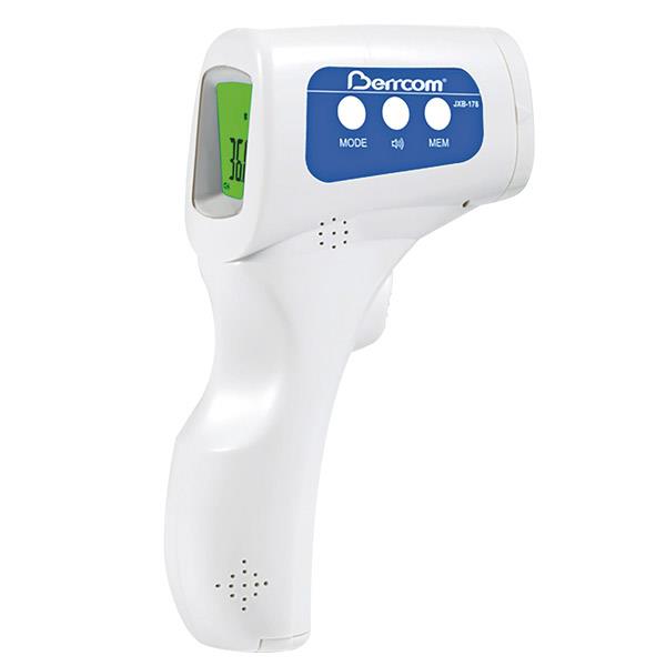 GUANGZHOU BERRCOM MEDICAL DEVICE CO. LTD. Berrcom Infrarot-Stirnthermometer Modell JXB-178, ohne Batterien
