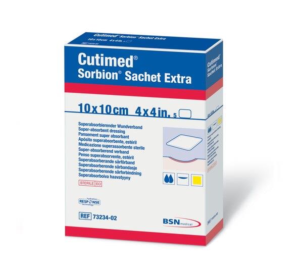 Cutimed Sorbion Sachet Extra 30x20cm PK 5 superabsorbierender Wundverband