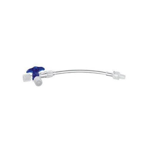 Discofix C Dreiwegehahn blau AP 50 steril mit 10cm Schlauch