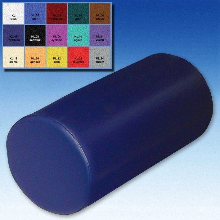 BISANZ Knie- und Nackenrolle 50 x 15cmØ chrom, mit Reißverschluss