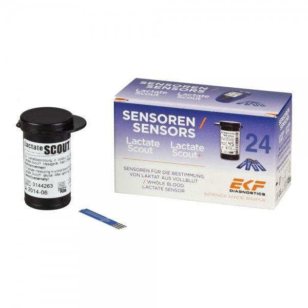 SENSLAB EKF DIAGNOSTIK Lactat Scout Big Pack 25 AP 25 Teststreifen in Spenderbox