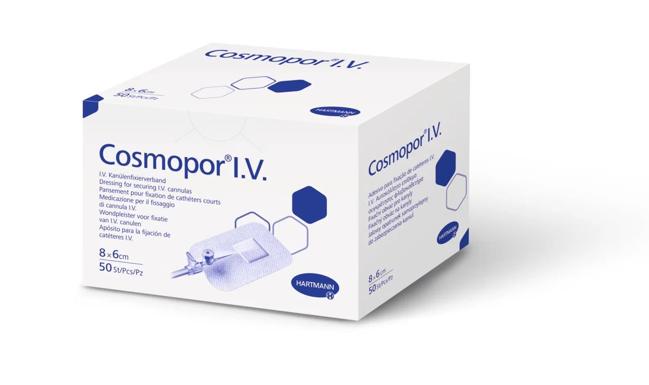 Cosmopor I.V. Kanülenfixierpflaster AP 50 6x8cm, steril