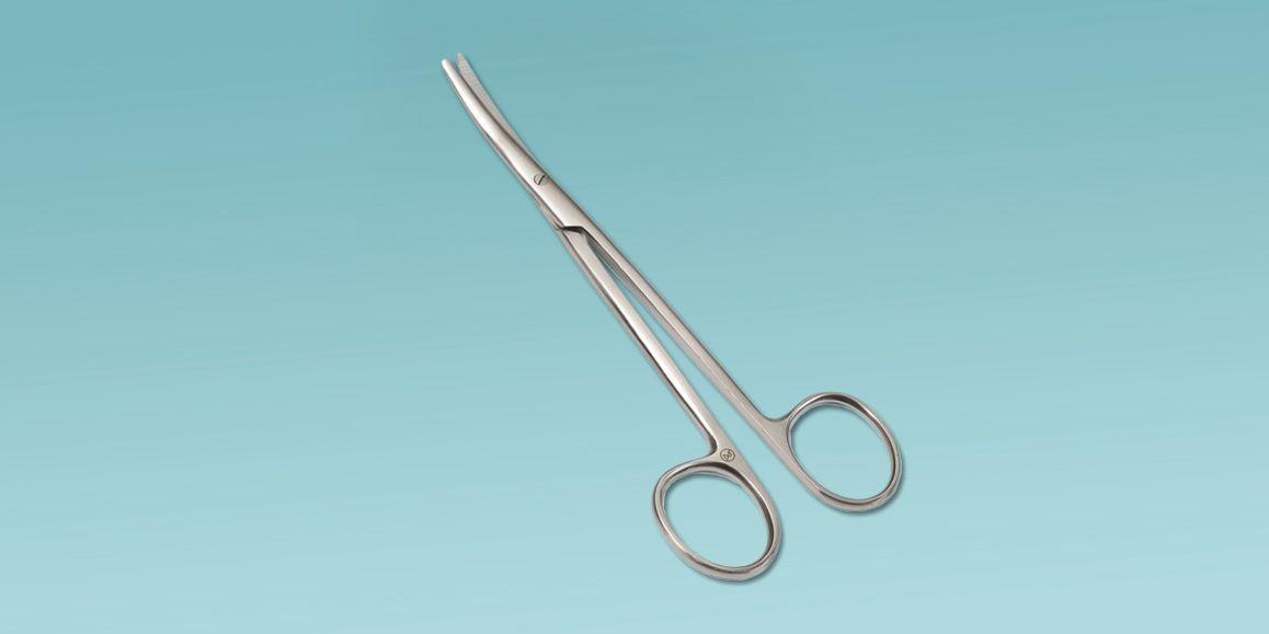 Paul Hartmann AG Peha-Instrument Metzenbaumschere geb. AP 25 14,5cm stumpf/stumpf Einmalinstr. - Bild 2