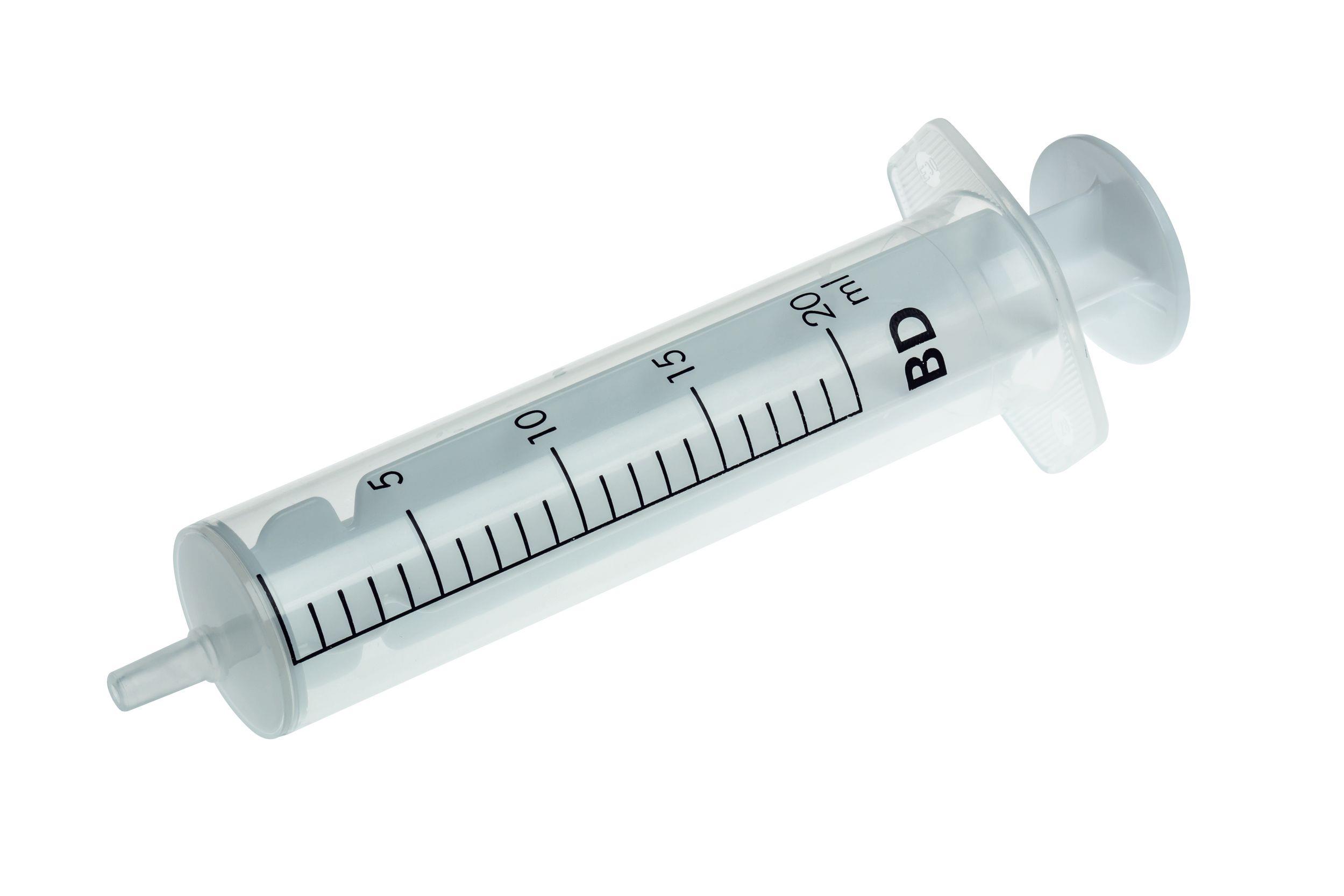 BECTON DICKINSON AND COMPANY BD Discardit II 2-teilige Spritzen AP 80 20ml, exzentrisch, untert.in 1ml