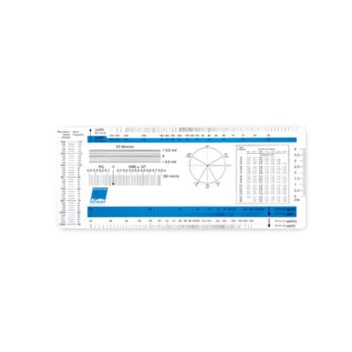 KIRCHNER & WILHELM (KIRC) KaWe EKG-Lineal 8,6x21,1cm MA 5 aus Kunststoff