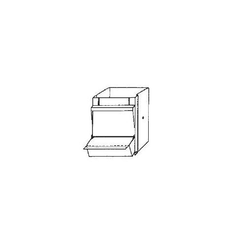 Einzelschütte groß 190x195x225mm passend für 3er-Set,m.Staubschutzdeckel
