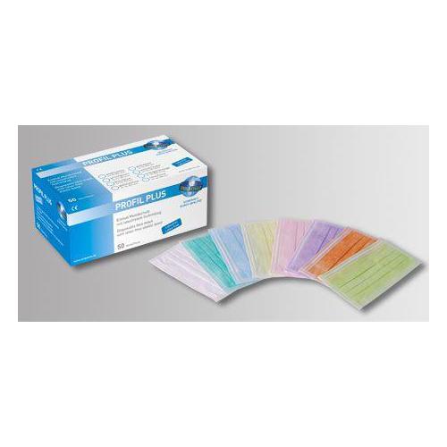 Unigloves Profil Plus Mundschutz weiss AP 50 latexfrei Gummizug/Nasenbügel