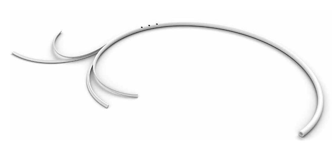 PAJUNK MEDICAL PRODUKTE GMBH Pajunk Quadrain Drainage Katheter 10F PK 10 500mm, mit 4 Filamenten