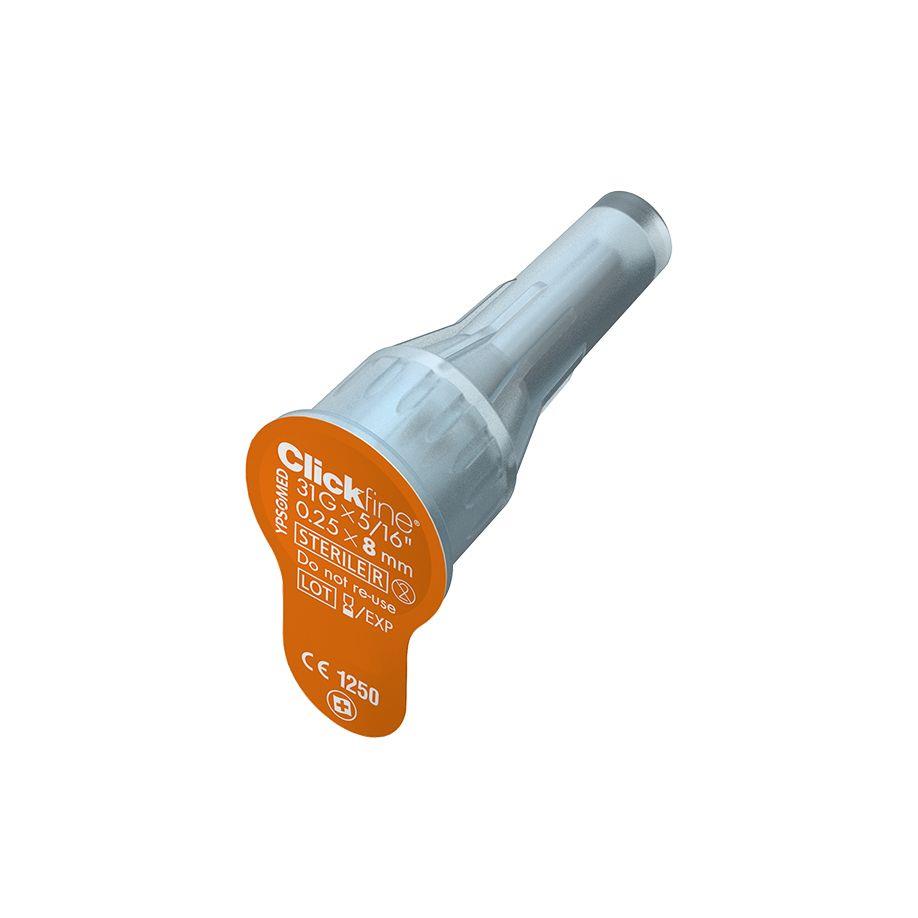 BIONIME CH-9442 BERNECK mylife Clickfine DiamondTip 31G PK 100 0,25x8mm