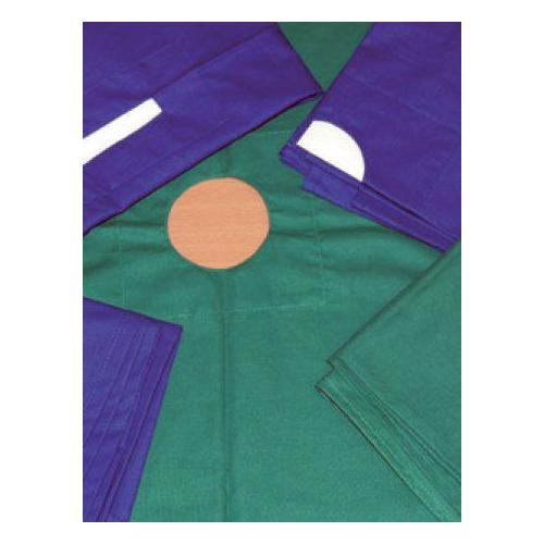 HOSPITA SAEG OP-Lochtuch 80x80cm forstgrün 100% Baumwolle