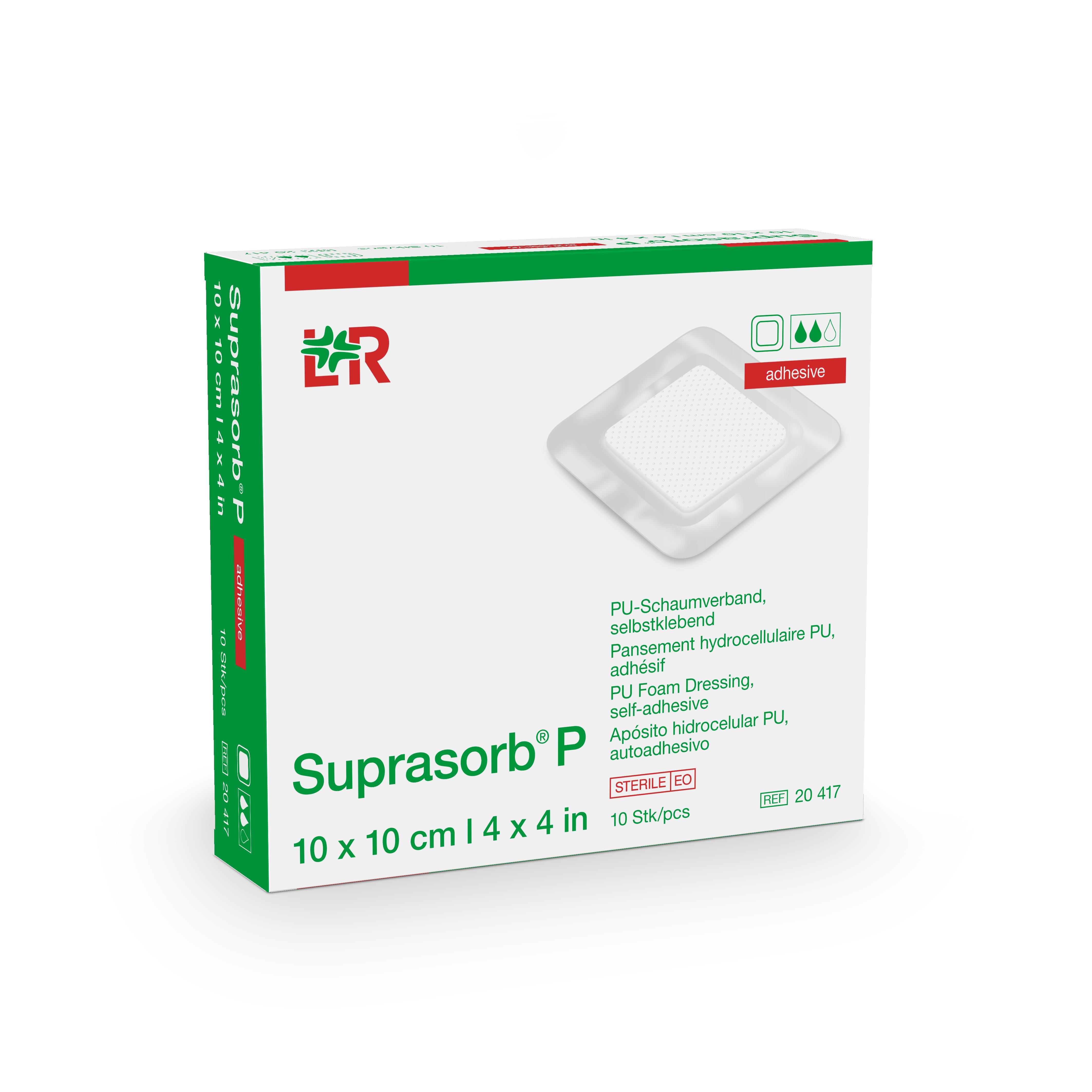 Lohmann & Rauscher International GmbH & Co. KG Suprasorb P PU-Schaumverband steril, selbstkleb., 10x10cm, 10 Stück - Bild 3