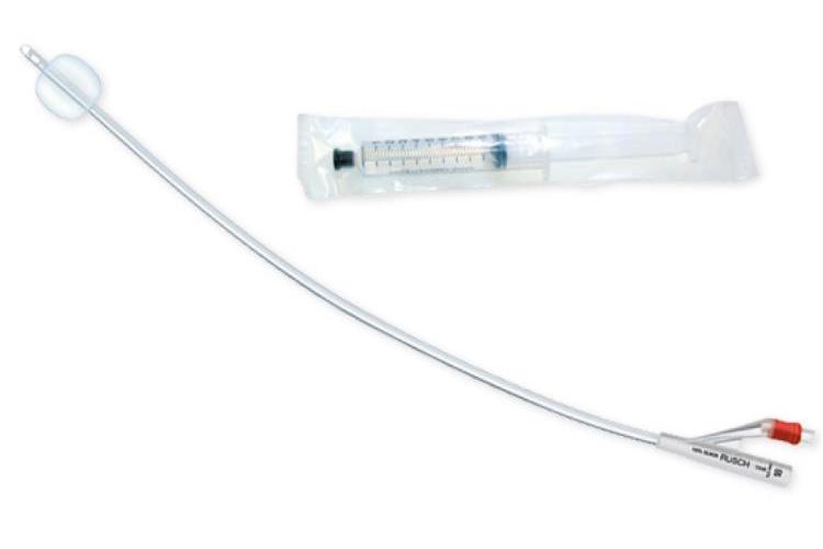 Brillant Comfort Silikon-Katheter PK 5 CH20 Nelaton,m. vorgefüllt.Spritze