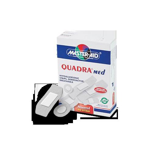 TRUSETAL Quadra Med Square 38x38mm AP 100 Spenderbox, Vliespflaster