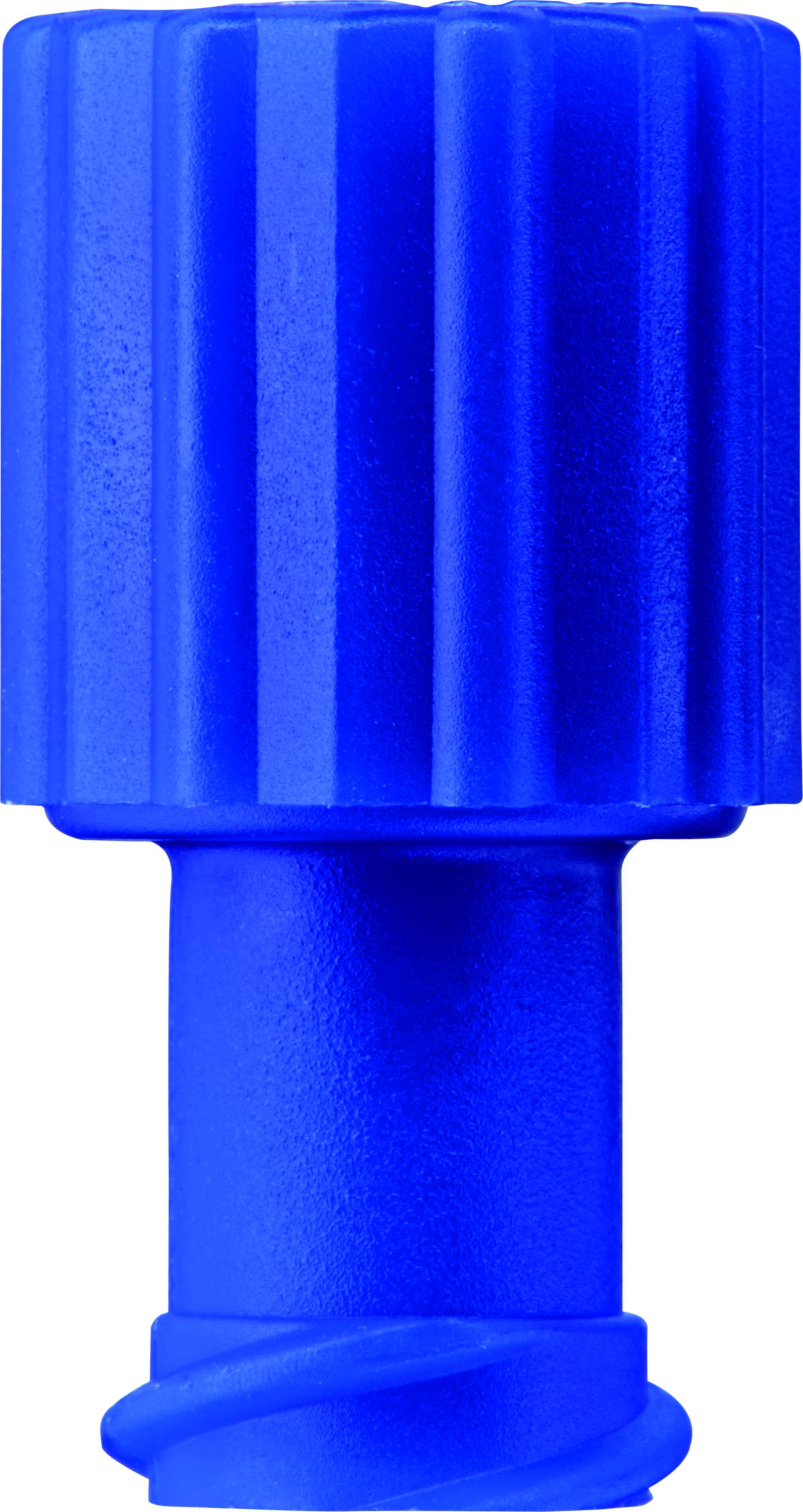 Kombi-Stopfen blau Luer-Lock AP 100 für Infusionsleitung