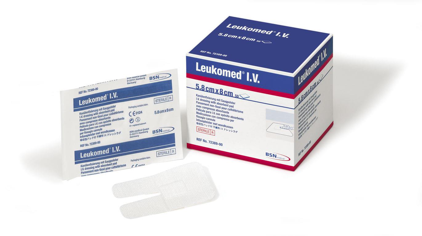 BSN medical GmbH Leukomed I.V. Kanülenfixierpflaster AP 50 6x8cm, steril