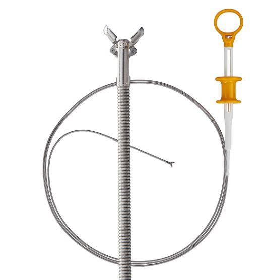 Key Surgical LLC Einweg-Biopsiezange Ø2,3mm, 230cm Länge PK 10 ovale Löffel, unbeschich.,o.Dorn