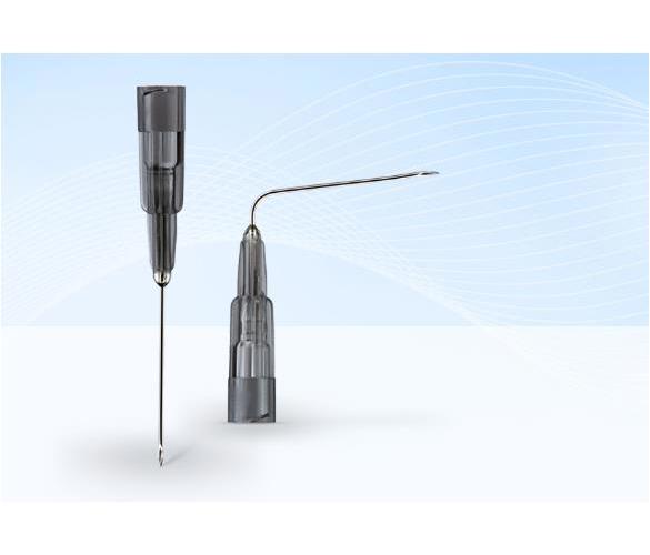 Ambix Safe-Can Portkanüle 22Gx25mm AP 10 gebogen zur Bolus-Injektion