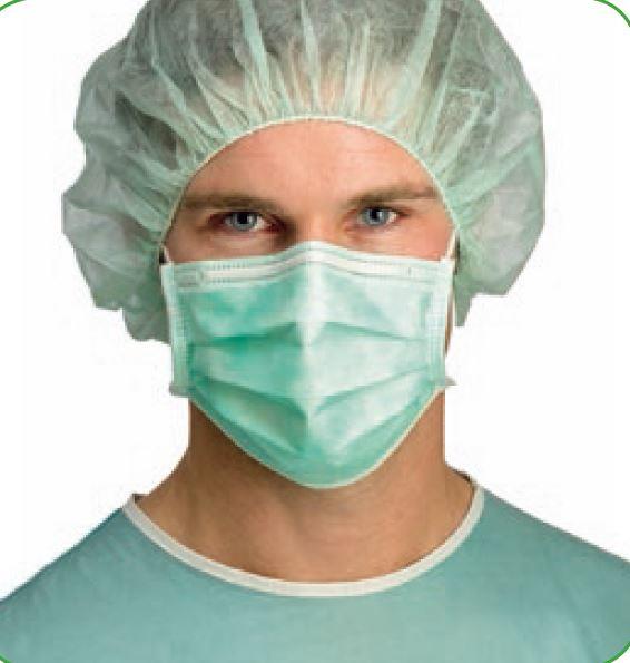 Barrier OP-Maske Basic blau AP 12x50 mit Ohrschlaufen