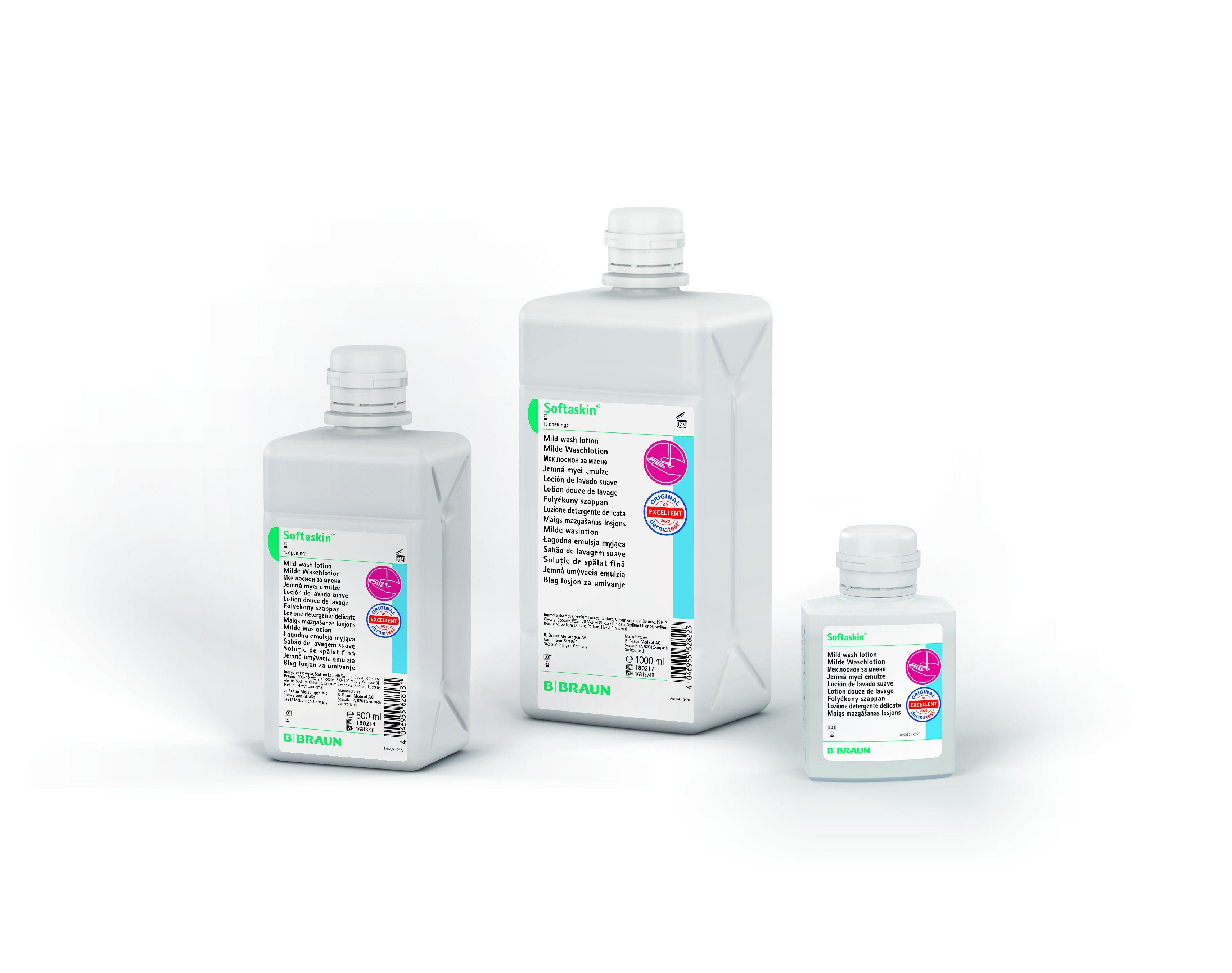 B. Braun Melsungen AG Softaskin Waschlotion 500ml f. normale bis sensible Haut, Spenderfl.