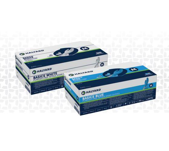 Basics white Nitril USH Gr. M PK 200 puder- und latexfrei, unsteril