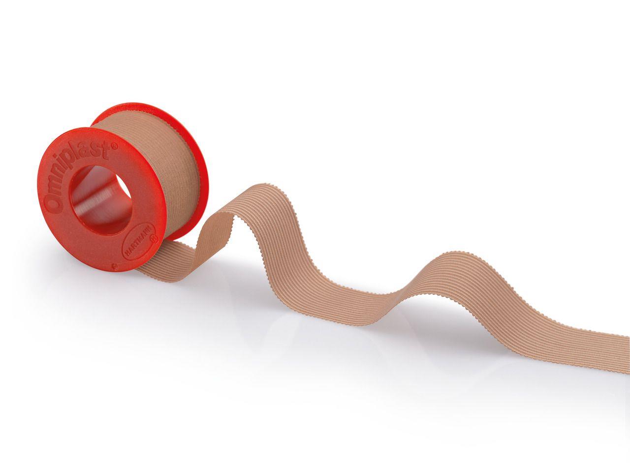 Omniplast 1,25cm x 5m einzeln, Fixierpfl.,text. Gewebe