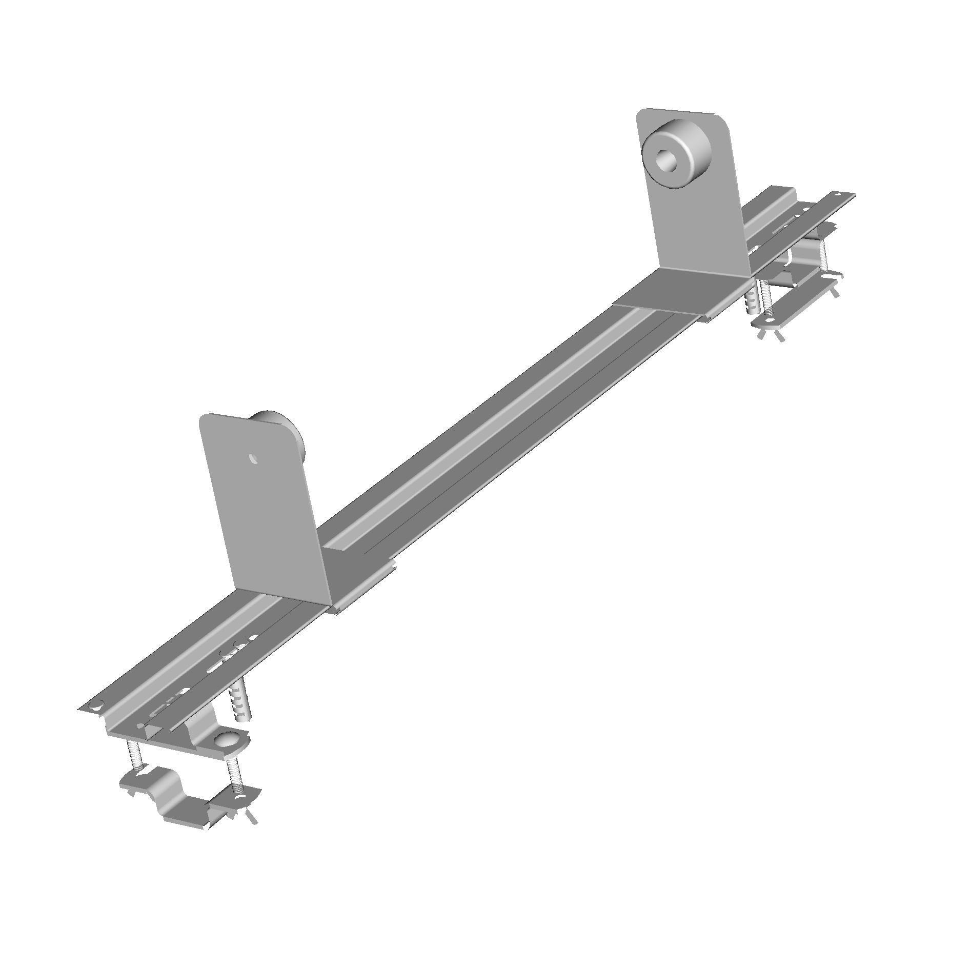 ZVG Ärzterollenhalter f. 39-60cm Rollen Liegen- oder Wandmontage