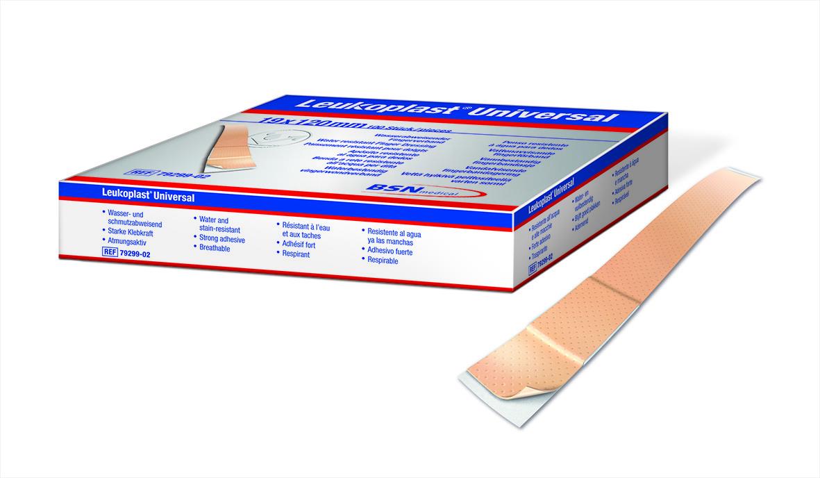 Leukoplast Universal 1,9cm x 12cm AP 100 Water Resistant, Fingerpflaster