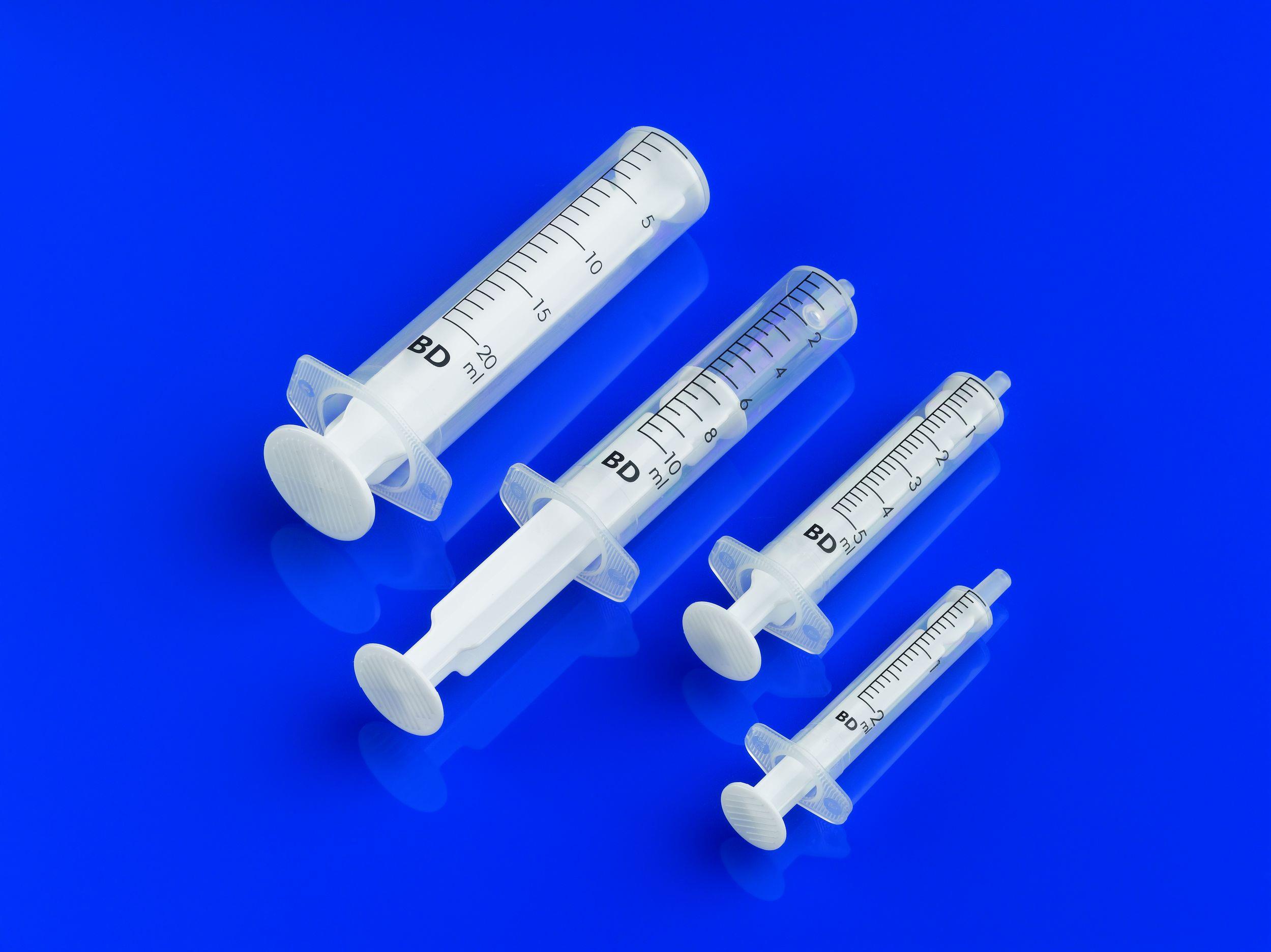 BD Discardit II 2-teilige Spritzen AP 100 2ml, zentrisch untert. in 0,1ml