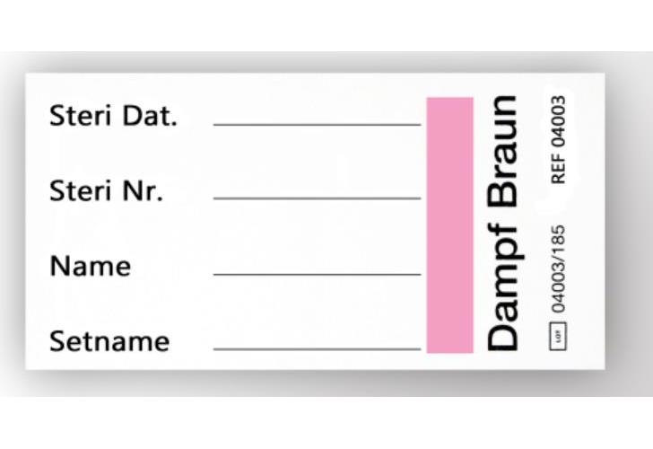 Key Surgical LLC Set-Etikett mit Dampfindikator AP 1000 40x80mm