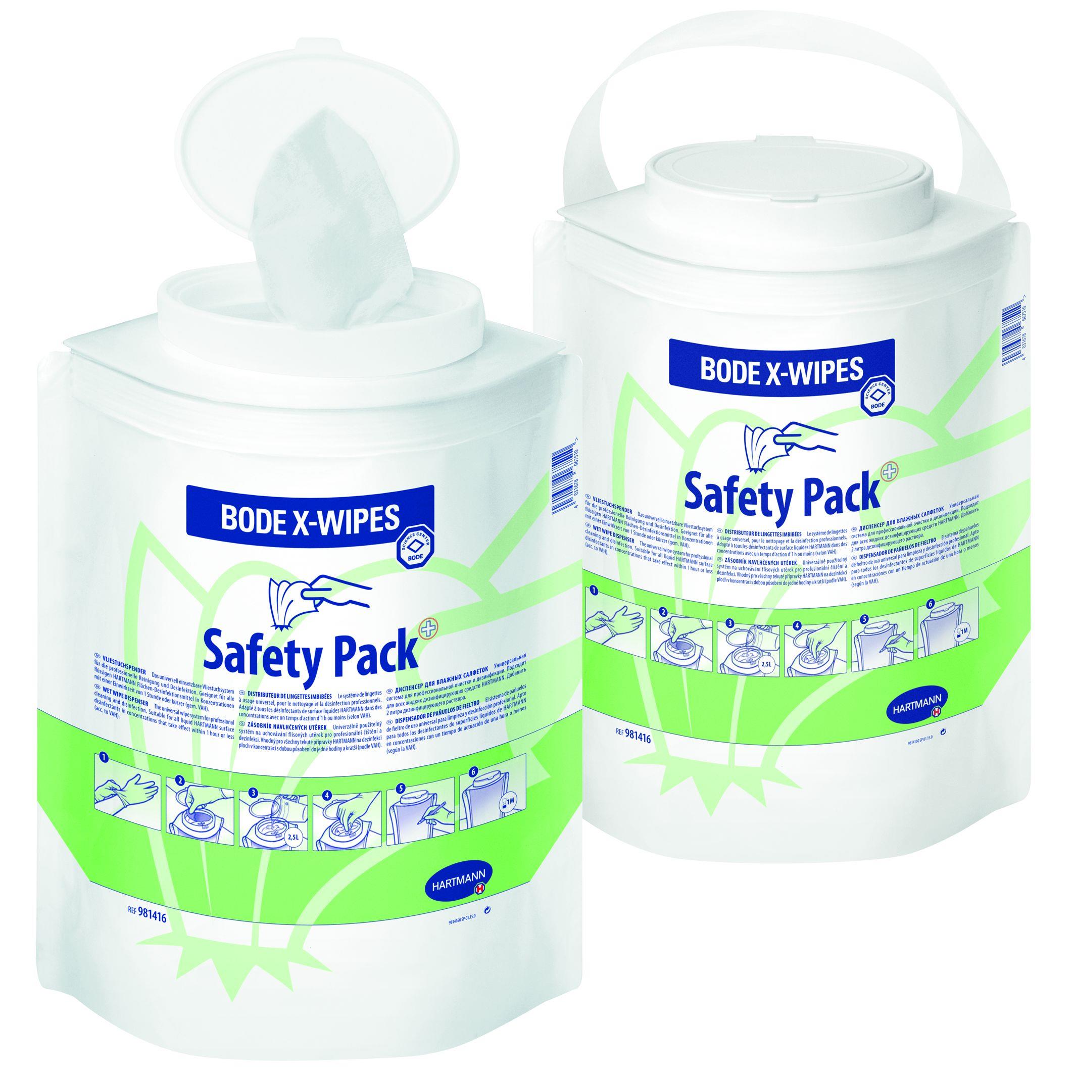 BODE X-Wipes Safety Pack AP 4 Einweg-Vliestuchspendersystem