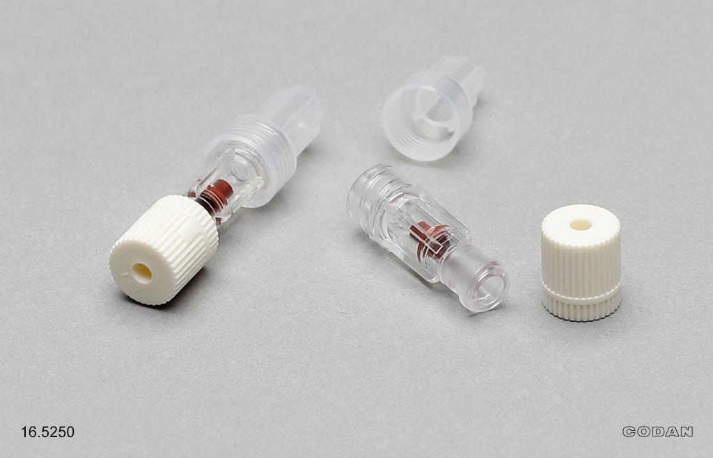 CODAN MED. GERÄTE GMBH & CO KG R-Lock Adapter mit Rückschlagventil AP 150 und Schutzkappe - Bild 2