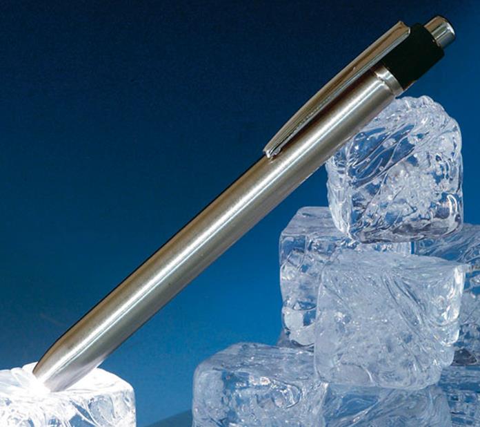 servoprax GmbH Penlight Comfort Diagnostikleuchte aus Edelstahl, mit 2 Batterien