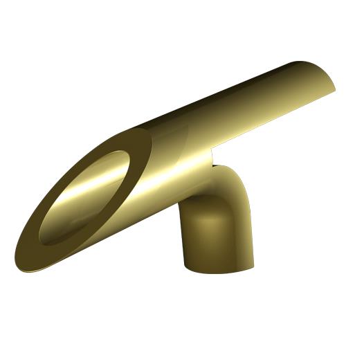 Minimal-Paukenröhrchen Benz AP 10 Edelstahl-vergoldet