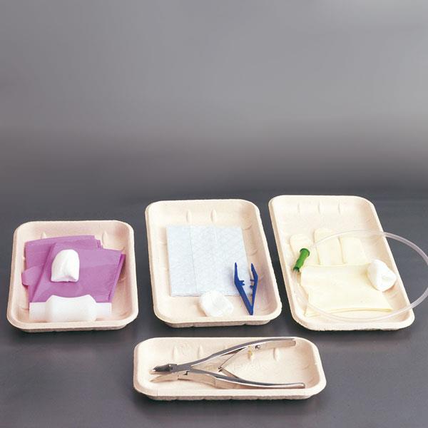 Einweg-Schalen aus Zellstoff AP 510 260x130mm Typ 6 mittel