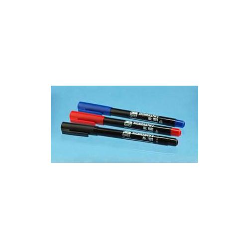 HECHT Signierstift mit Clip, schwarz zum Schreiben auf Glas