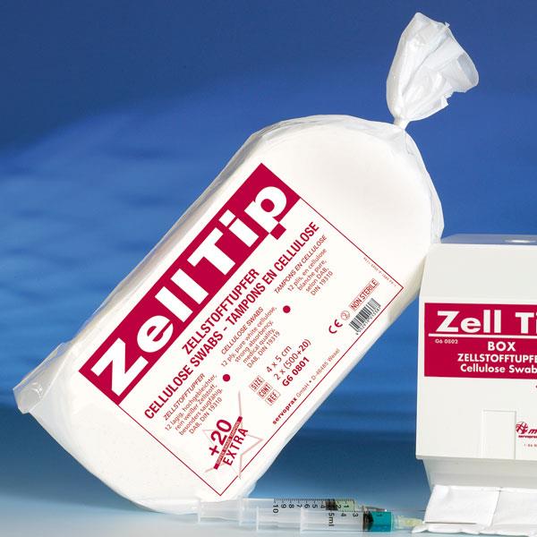 Zell Tip 4x5cm unsteril AP 2 Rollen zu je 520 St.