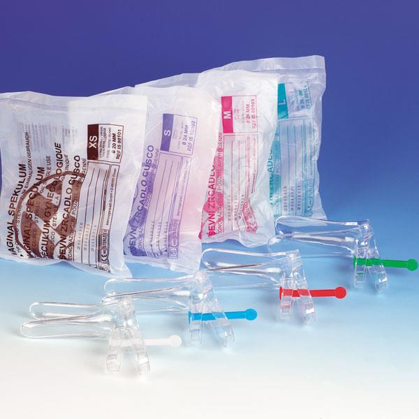 Mediware E-Vaginalspekulum Gr.S AP 25 24mm Durchmesser, blau