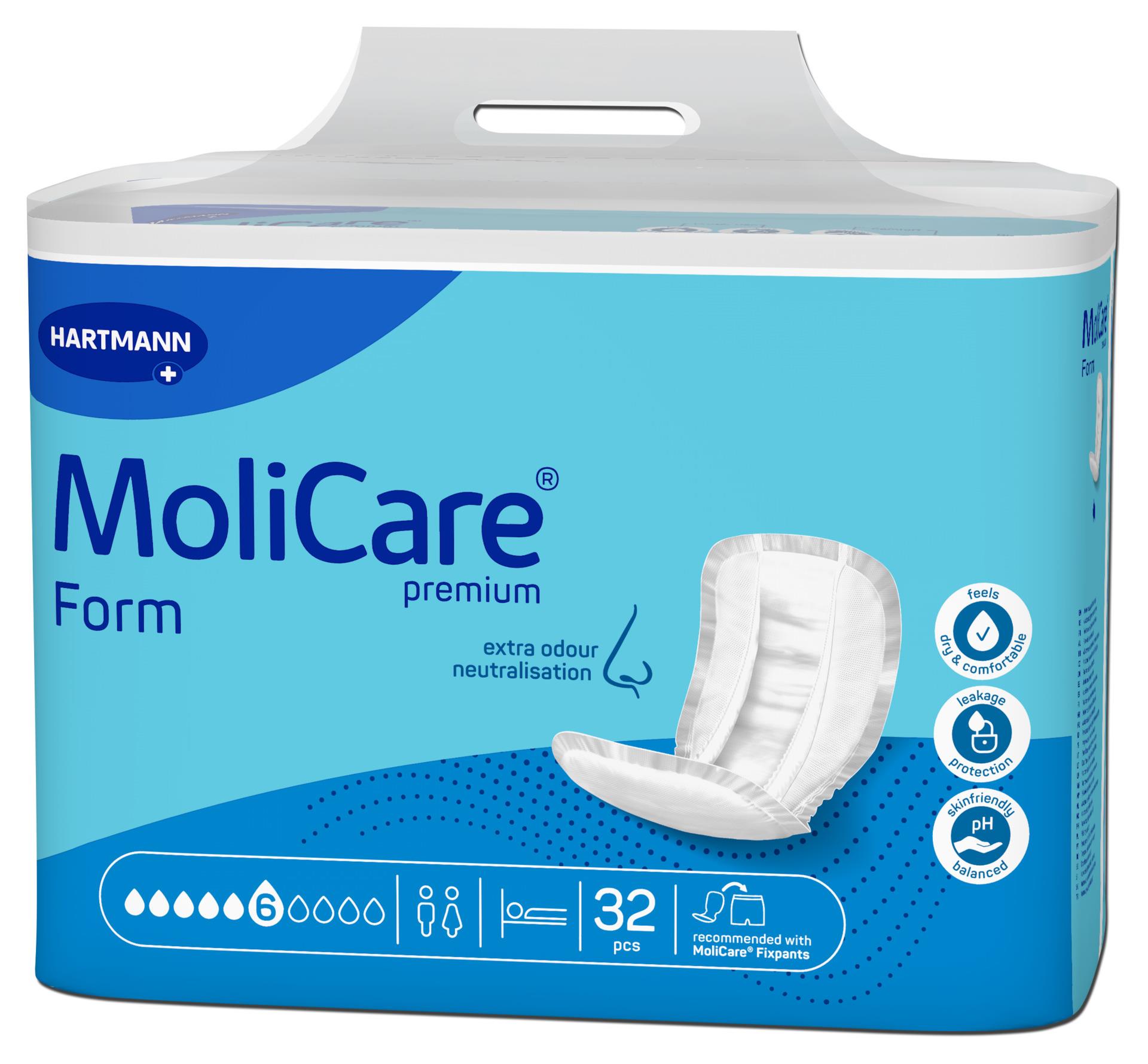 MoliCare® Premium Form 6 Tropfen PK 32 Inkontinzeinlagen