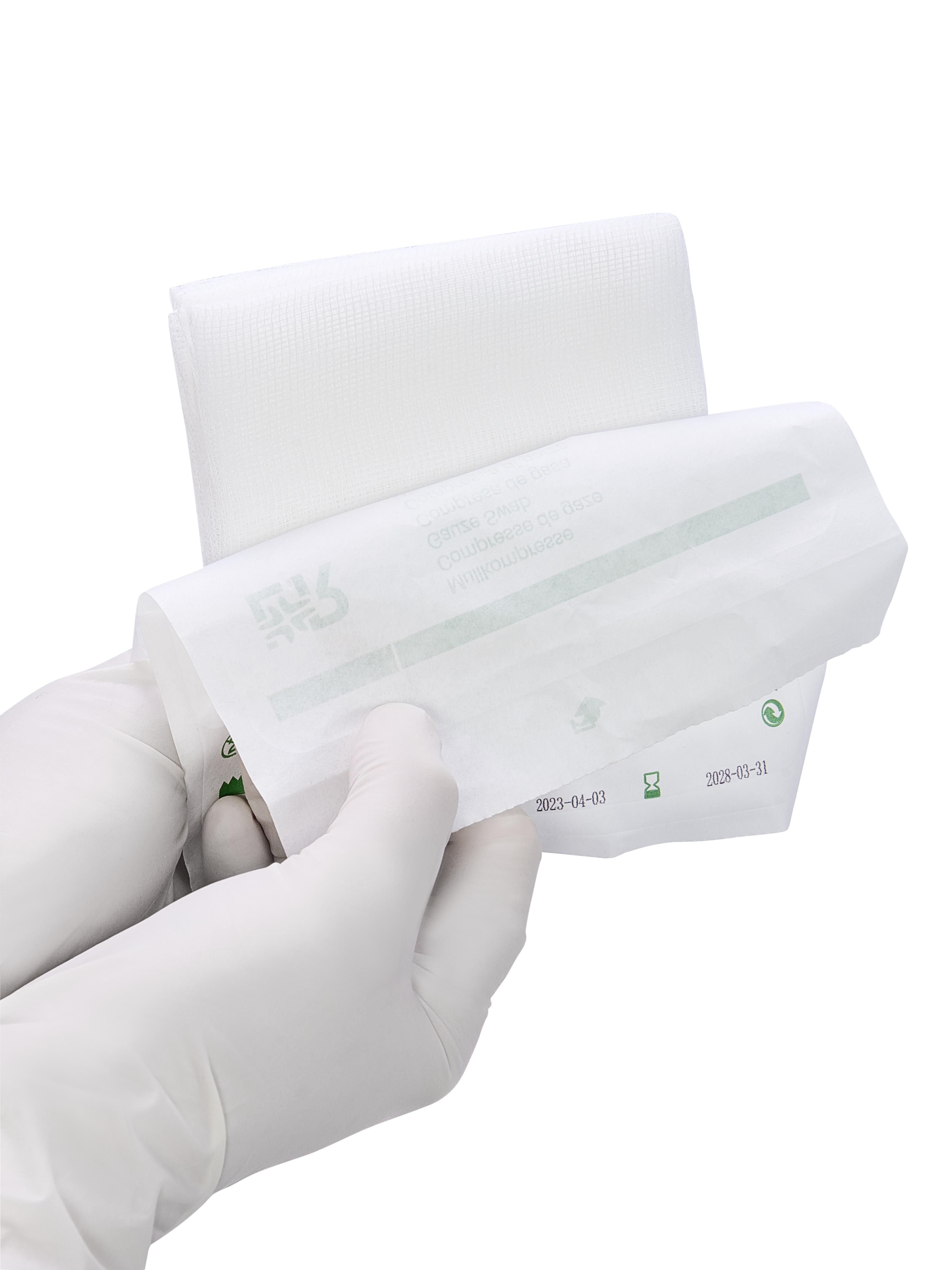 Gazin Mullkompresse steril, 10x10cm, 12f, 17fdg, 20x5 Stk