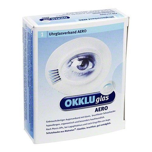 Okkluglas Aero extra Uhrglasverband AP 20 extra groß, m.Belüftungsöffnung