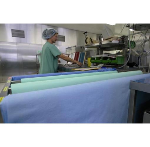 Stericlin Bogenverpackung Krepp grün AP 252 90x90cm