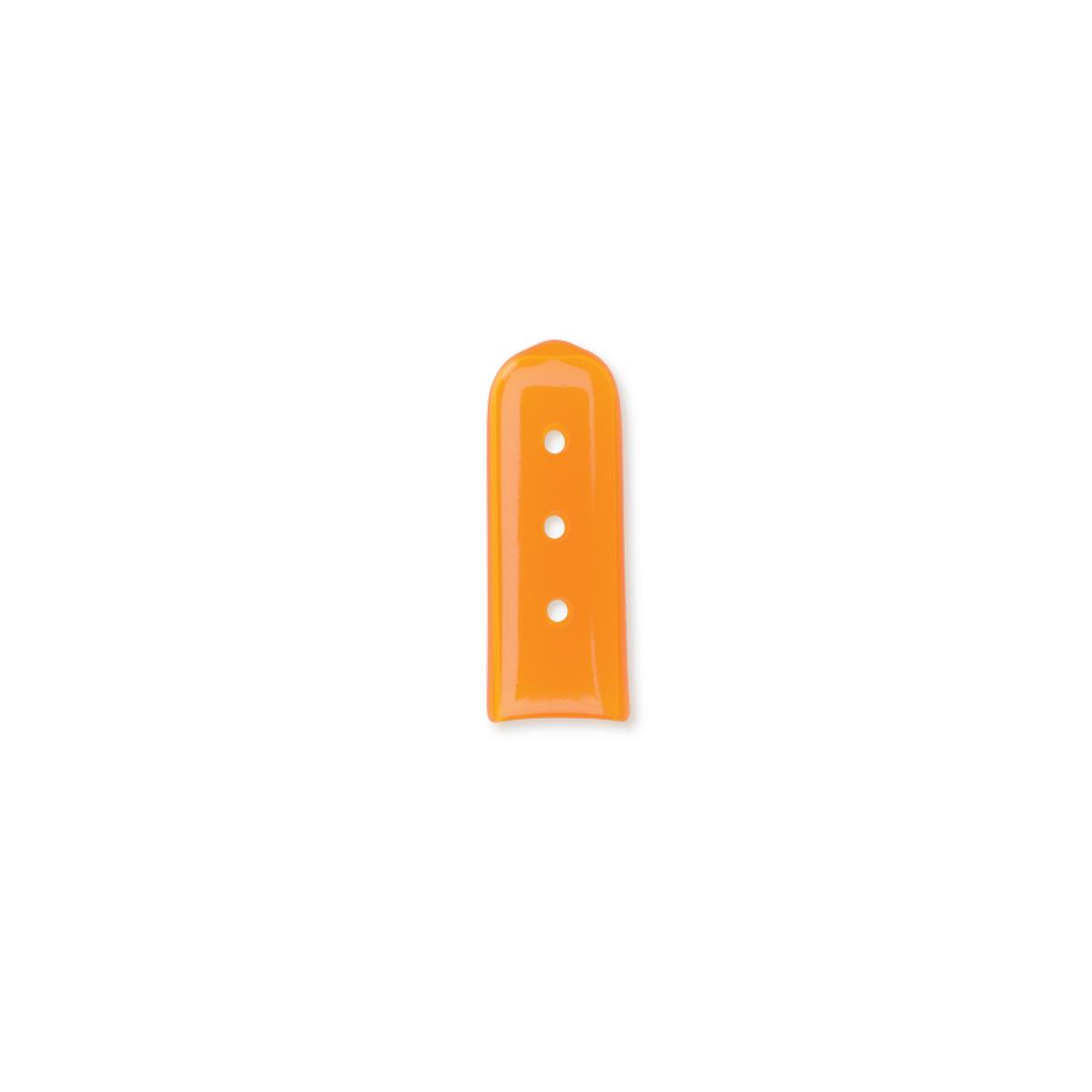 Interlock Instrumentenschutzkappen flach PK 100 orange-transluszent 9,5x25,4 mm
