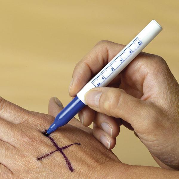 Mediware Hautmarkierstifte AP 50 standard, violett, steril