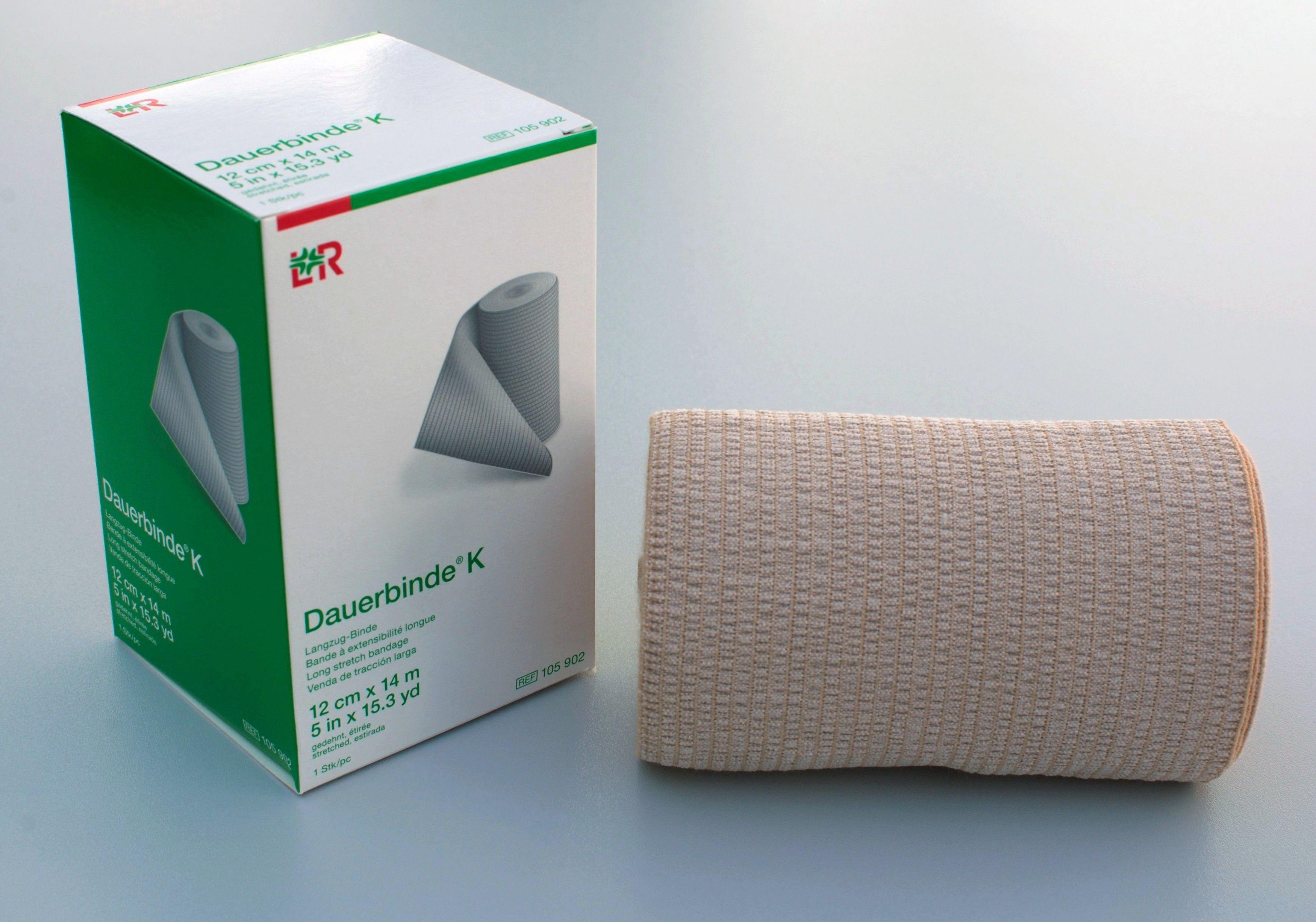 Dauerbinde K Langzugbinde 12cmx14m, einzeln verpackt