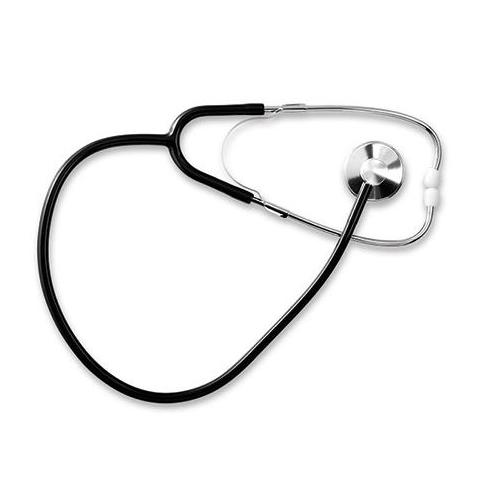 Boso Nurse Schwestern-Stethoskop schwarz, Oliven weiß hart, Y-Schl. 62cm